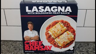 Chef Ramsay Lasagna with Bolognese Meat Sauce Review [upl. by Zacharia]