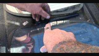 Installing Automotive Glass The Right WayStreerods and Custom CarsPart 1 [upl. by Ekihc]