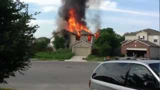 House Fire on Sunbird Lake  4102012 [upl. by Immot]