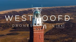 De Vuurtoren Westhoofd Ouddorp in 4K  Drone video [upl. by Isoj]