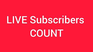 live Subscribers COUNT [upl. by Cyn]