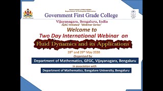 GFGCVBInternational Webinar on Fluid Dynamics and its Applications By Aditya Kashi Canada [upl. by Dominica]