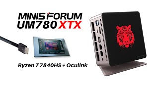 Minisforum UM780 XTX Review With Oculink RTX 4090 eGPU Test [upl. by Llemar345]