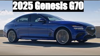 2025 Genesis G70 Trims Key Features amp More [upl. by Enyallij]