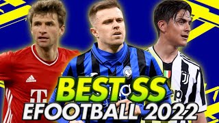 Top 10 Best Second Striker Players In Efootball 2022 Mobile [upl. by Ymorej907]