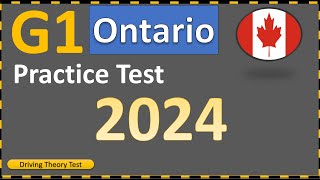 Ontario G1 Practice Test 2024 Road to Your License [upl. by Fey350]