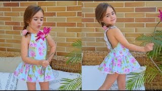 How to sew a playsuit with skirt [upl. by Aicelaf]