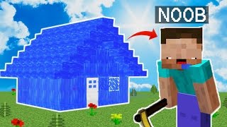 ¡NOOB VS CASA DE AGUA 😂 MINECRAFT TROLL  ROLEPLAY  EL NOOB 3 [upl. by Enialed]