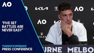 Thanasi Kokkinakis Press Conference  Australian Open 2024 Second Round [upl. by Nairadal]