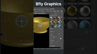 3d Gold Material in Illustrator  Bfly Graphics adobeillustratorcc adobeillustratortutorials [upl. by Bellew]