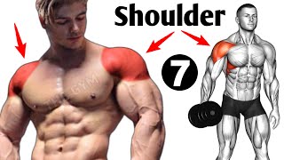 7 Best Exercises For Wider Shoulders Workout At Gym [upl. by Ardnosak174]