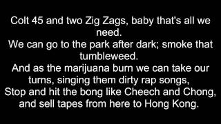 Colt 45 Crazy Rap  Afroman Lyrics HD [upl. by Gnaig149]