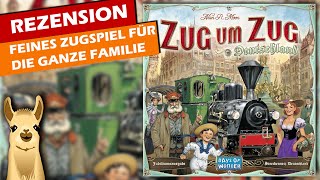 Zug um Zug Deutschland Spiel  Anleitung amp Rezension  SpieLama [upl. by Atokad]