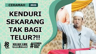 SYAMSUL DEBAT  KENDURI SEKARANG TAK BAGI TELUR [upl. by Wolenik]