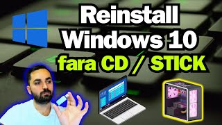 Cum poti reinstala Windowsul fara CD sau fara un stick USB [upl. by Sybilla]