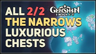 All 2 The Narrows Luxurious Chest Puzzles Genshin Impact [upl. by Aidin25]