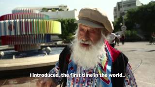 Yaacov Agam at the Dizengoff Fountain  Tel Aviv Israel [upl. by Templia]