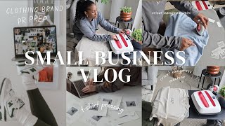 how to use cricut easypress Machine for your clothing branding amp custom labelling smallbusiness vlog [upl. by Klemperer]