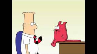 Dilbert Animated Cartoons  Worthless Fat Catbert Evil HR Director and Spooky [upl. by Noxaj607]