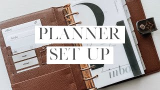 Mid Year Planner Refresh Louis Vuitton MM Agenda Set Up  Academic amp Reference Planner [upl. by Frentz]