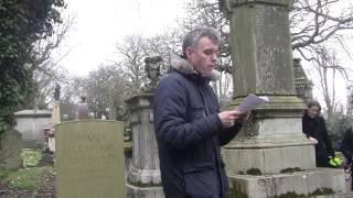 Cemetery Romance Poetry in Kensal Green  Tom Jenks by JG Ballard [upl. by Clio]