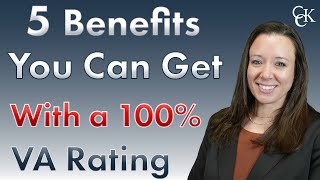 5 Benefits You Can Get With a 100 VA Disability Rating [upl. by Chrisse]