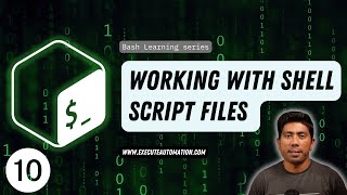 10  Working with Shell Script file sh in Bash [upl. by Bello]