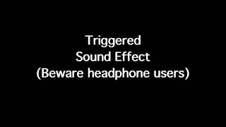 Triggered Sound Effect  Bass Boosted HD SFX [upl. by Betty171]