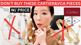 DONT BUY THESE CARTIER AND VCA PIECES w price  Worst Cartier and Van Cleef and Arpels pieces [upl. by Lamahj]