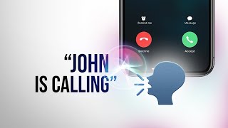 How to Make iPhone Speak Caller Name tutorial [upl. by Borchert]