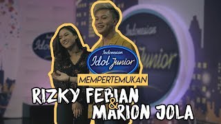 Indonesian Idol Junior mempertemukan Rizky Febian amp Marion Jola [upl. by Atsirt]