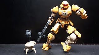 30MM Portanova yellow bEXM15 by Bandai 30 Minutes Missions 10 model kit [upl. by Chancey]