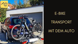 EBike transportieren mit dem Heckträger am Auto  das gilt es zu beachten [upl. by Maccarthy713]