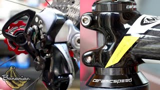 CeramicSpeed Bearings Review Headset Bottom Bracket Pulley Wheels Hub Bearings etc [upl. by Nillok]