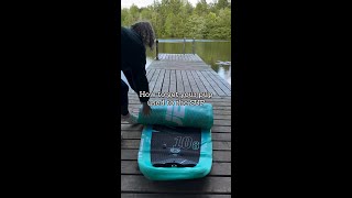 How to get your pup used to your SUP 🐶🏄 📹 mistyandstormy [upl. by Etteyniv]