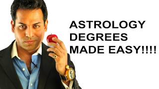 Astrology lesson 2 Astrology degree of planets and signs made easy What are degrees in astrology [upl. by Oregolac]