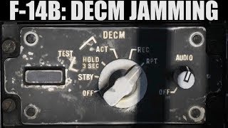 F14B Tomcat ANALQ126 DECM Jammer Tutorial  DCS WORLD [upl. by Jeff17]