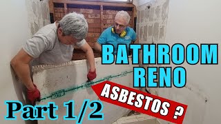 Total Bathroom Renovation with Full Step by Step Instructions Part 1 Up to Applying Waterproofing [upl. by Onaled]