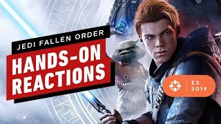 Star Wars Jedi Fallen Order HandsOn Impressions  E3 2019 [upl. by Gilliam]