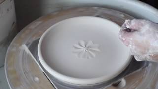 Online Pottery Lessons Making a Porcelain Plate [upl. by Hoon]