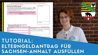 ▶ Elterngeldantrag für SachsenAnhalt ausfüllen  Tipps [upl. by Bazluke311]