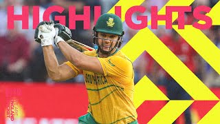 Rossouw Smashes SA Level  Highlights  England v South Africa  2nd Mens Vitality IT20 2022 [upl. by Jeralee]