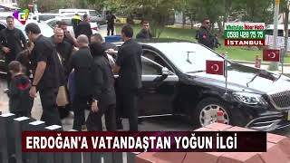 Cumhurbaşkanı Erdoğana Vatandaştan Yoğun İlgi [upl. by Sethrida369]