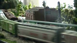 N scale Model Train Layout [upl. by Otit]