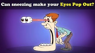 Can Sneezing Pop your Eyes Out  more videos  aumsum kids science education children [upl. by Coffee]