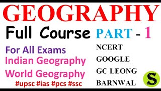 full geography gk general knowledge india world geography ncert upsc ias psc ssc uppsc bpsc mpsc 1 [upl. by Isyad]