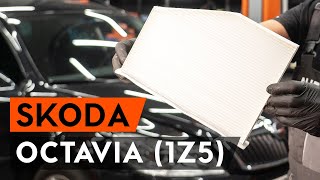 Wie OCTAVIA 1Z5 Innenraumfilter wechseln AUTODOC TUTORIAL [upl. by Nichols]