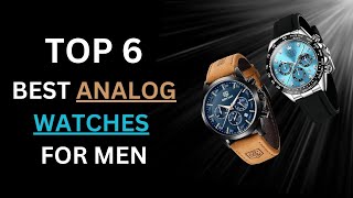 Explore 6 Stylish Analog Watches for Men [upl. by Ntsud]