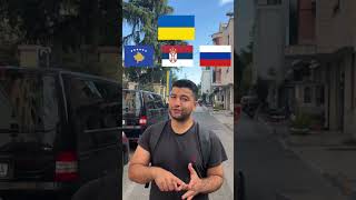 🇺🇦Özgür Ukrayna Caddesi  Arnavutluk  Tiran 🇦🇱 Ukrayna shorts [upl. by Inaliel]