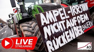 Bauerntalk 2024 Live vom Amberger Congress Centrum – Aktuelle LandwirtProteste im Fokus 🚜💬 [upl. by Anitrak]